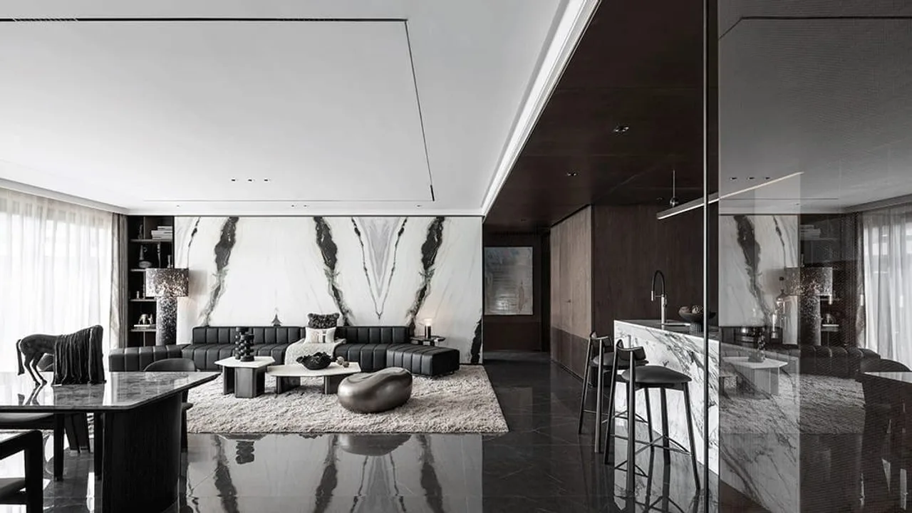 Living & Kitchen — Apartemen — Lockin Stone